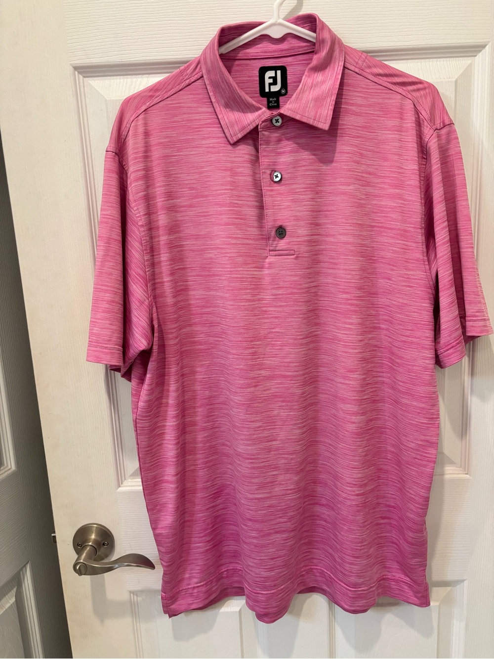 FootJoy Heathered Pink Golf/Polo Shirt